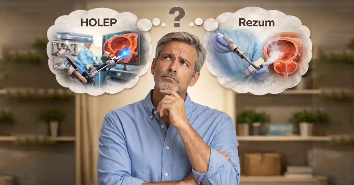 HoLEP mi Rezum mu? Prostat Büyümesi Tedavisinde Hangi Yöntem Size Uygun?